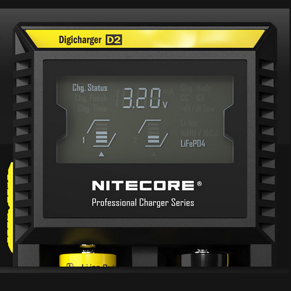 Nitecore D2 2-Slot led screen