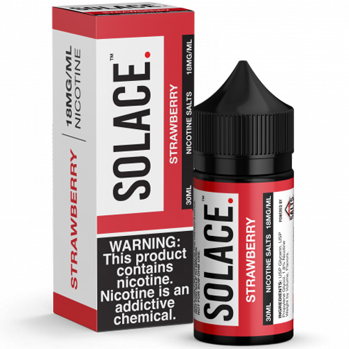 Solace Strawberry Nic Salt Vape Juice 30mL
